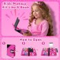Hollyhi 48 Pcs Kids Makeup Kit for Girl, Washable Play Make Up Toys Set with...