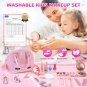 Kids Makeup Kit for Girl - Real Washable Set with Pink Unicorn Bag,...