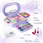 Tomons Kids Washable Makeup Kit, Fold Out Palette with Mirror, Make...