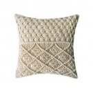 Macrame cushion cover