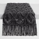 Macrame table runner