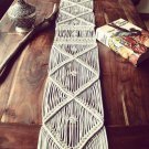 Macrame table runner
