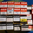Lot of 60 Mixed Vintage Electronic Vacuum Tubes RCA Zenith Sylvania