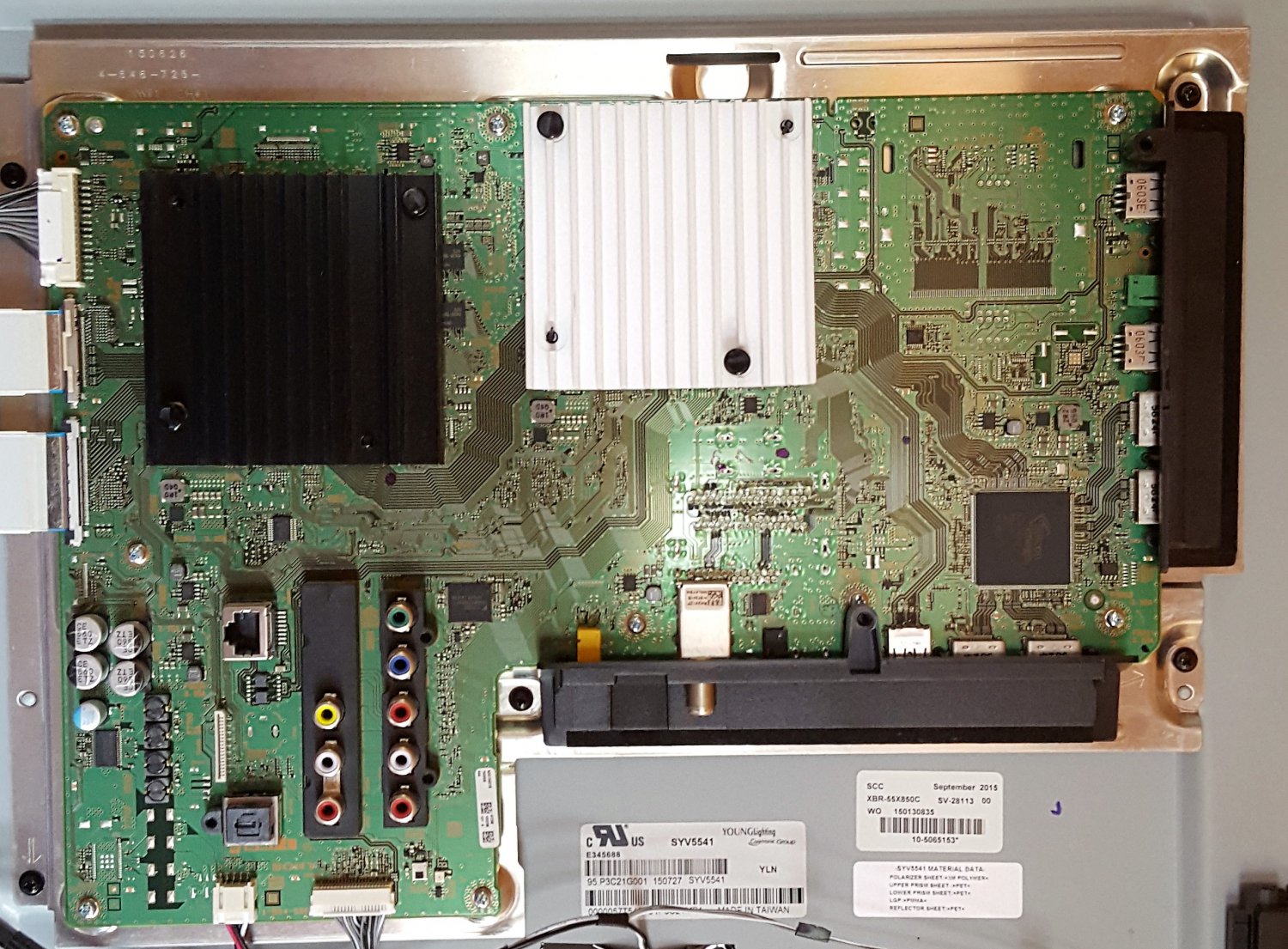 SONY XBR65X850C MAIN BOARD A2072607B