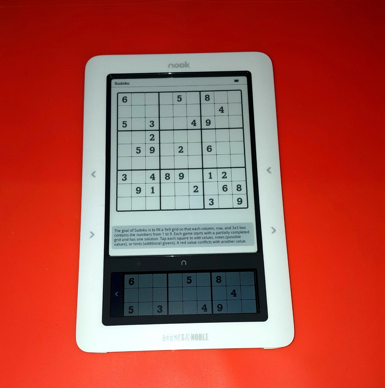 Barnes & Noble Nook EReader 1st Generation Model BNRV100