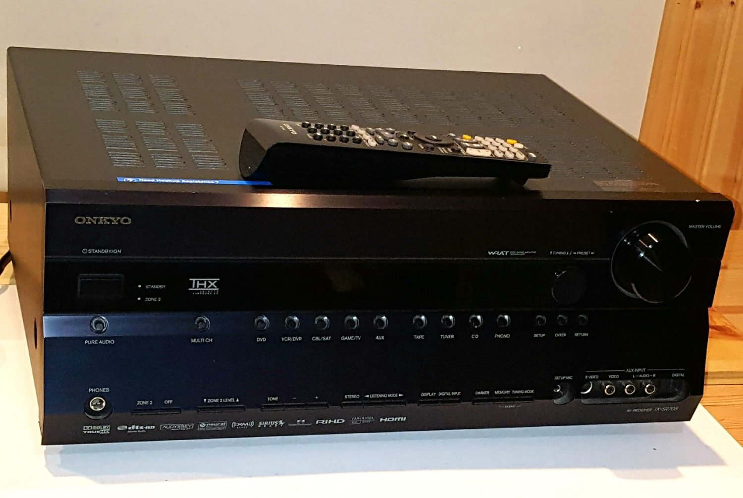 ONKYO TXSR705 7.1 Channel Surround Home Theater A/V Receiver