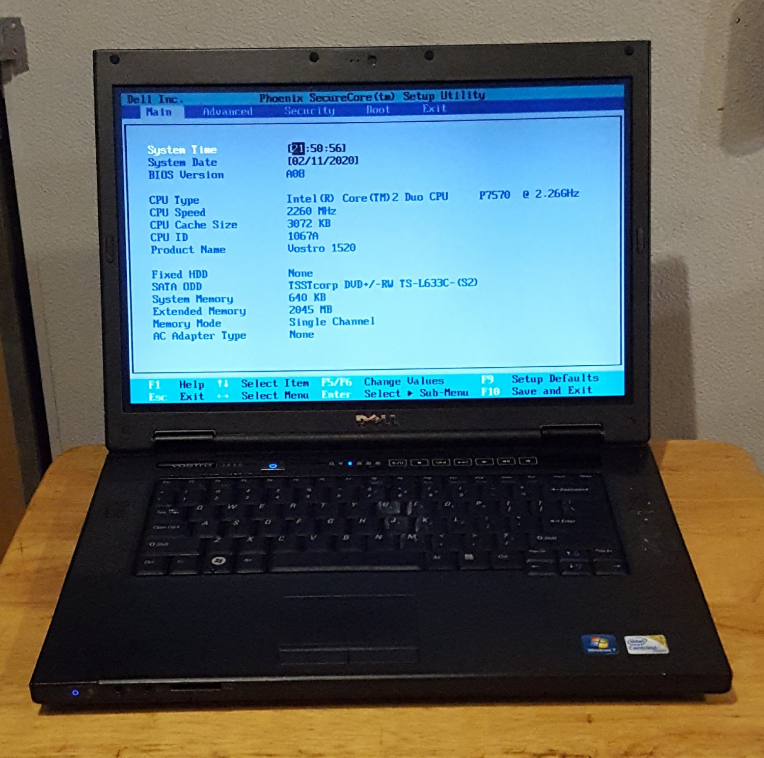 Dell vostro 1520 обзор