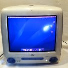 Vintage Apple iMac G3 M5521 Blue Mac OS X-  Tested & Working