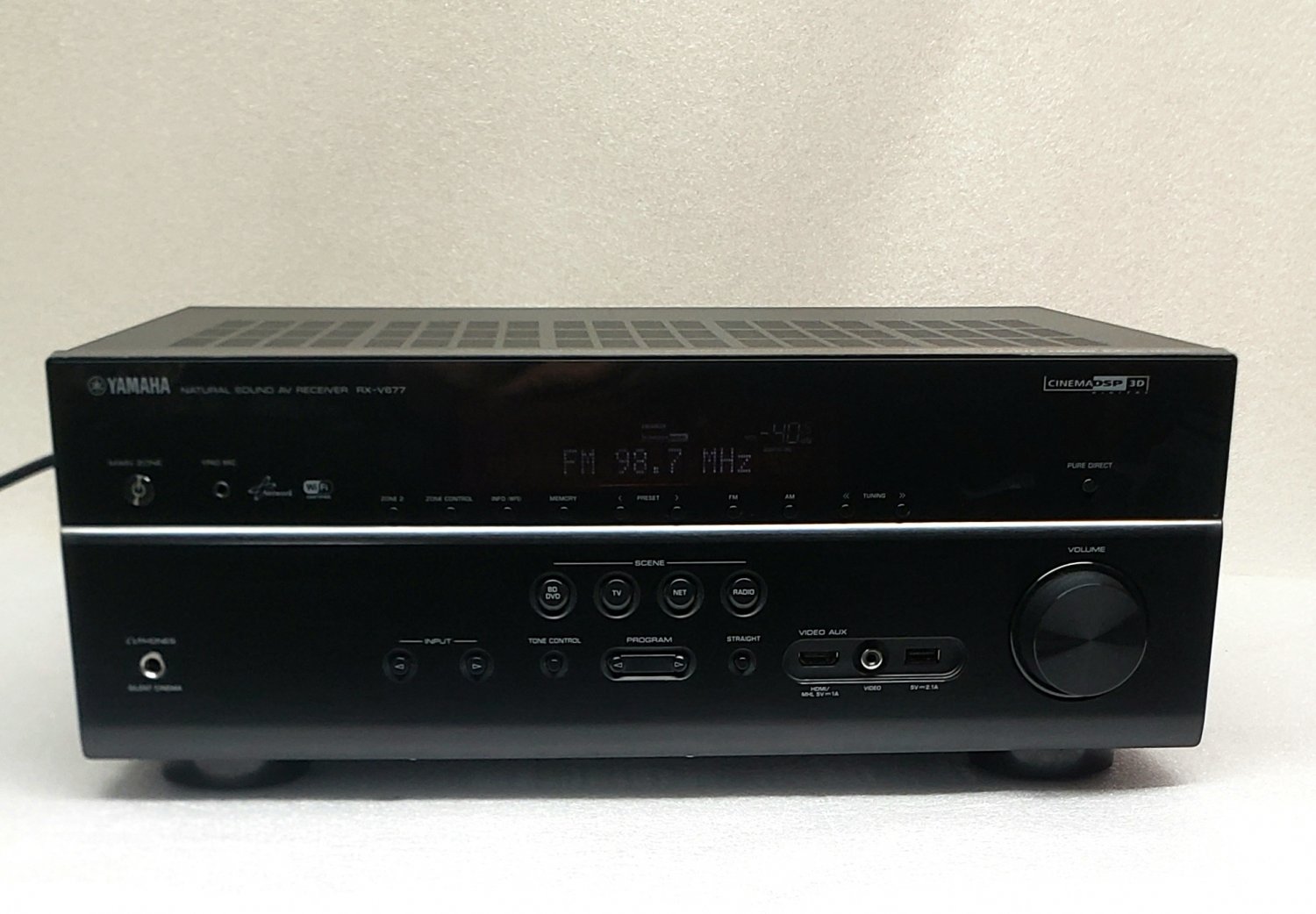 Yamaha RXV677 7.2 Home Theater AV HDMI 4K Stereo Receiver