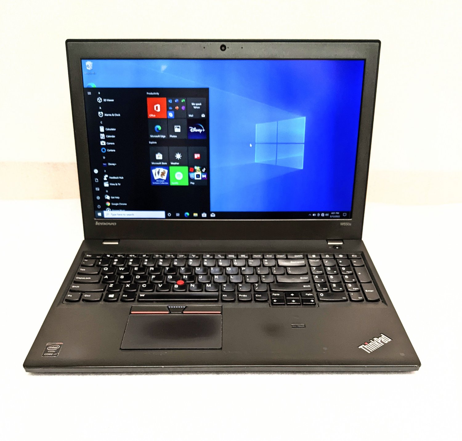 Lenovo ThinkPad W550s Intel Core i7-5500U, 16GB, 256GB SSD Win 10 pro Laptop