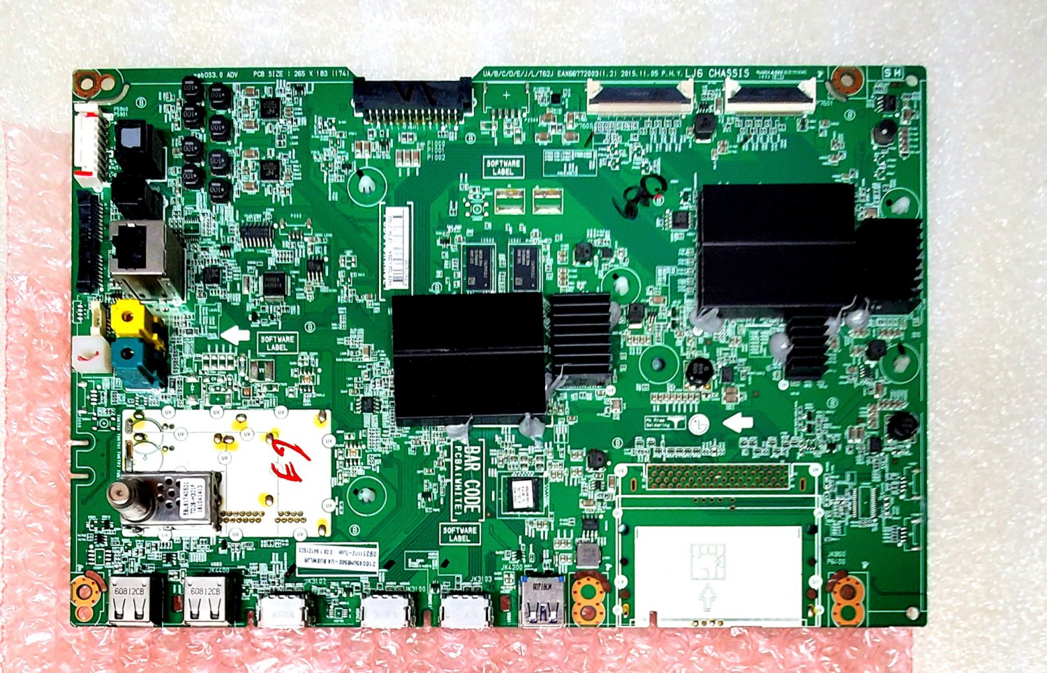 LG EBT64101503 Main Board for 65UH8500-UA.BUSWLJR