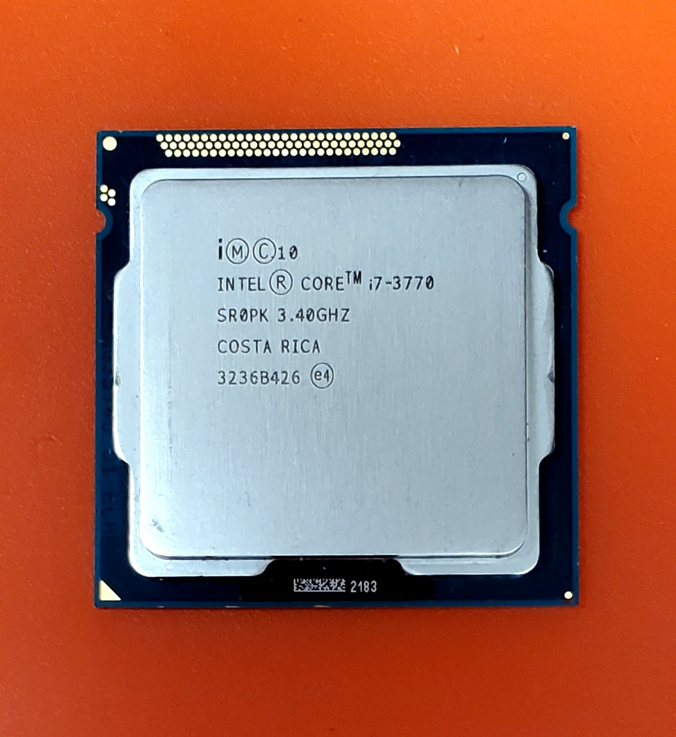 Intel i7-3770 3.40GHz Quad Core CPU Processor SR0PK