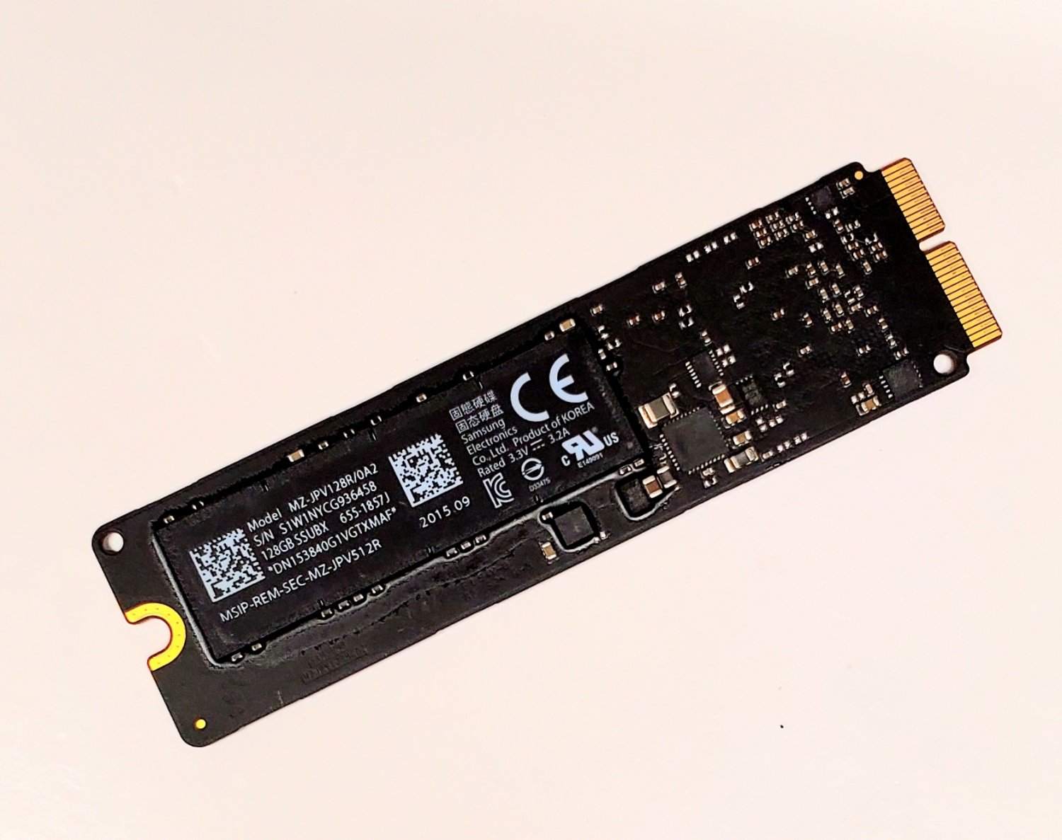 Genuine Samsung MZ-JPV128R/0A2 128GB SSUBX Internal Solid State SSD Drive For Macs