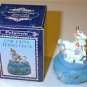 Unicorn Blue Trinket Box w Gold Stars Mom & Baby Boxed