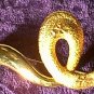Golden Swirl Pin Shiny & Matte Diamond Cut Flowers