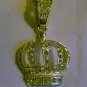 Large Silver Crown Necklace with Crystal Rhinestones