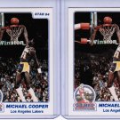 Lot of 2 1984 Star Michael Cooper #2 Rookie NMMT