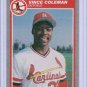 1985 Fleer Update Vince Coleman #U28 Rookie NMMT+