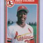 1985 Fleer Update Vince Coleman #U28 Rookie NMMT