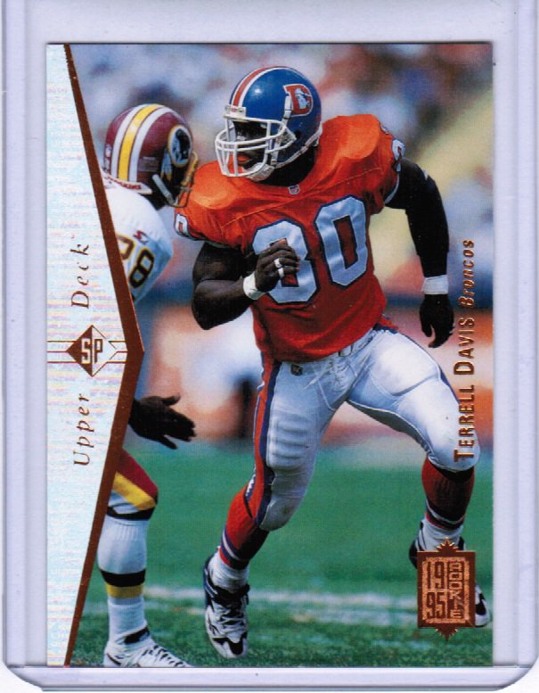 1995 SP Authentic Terrell Davis #130 Rookie MINT
