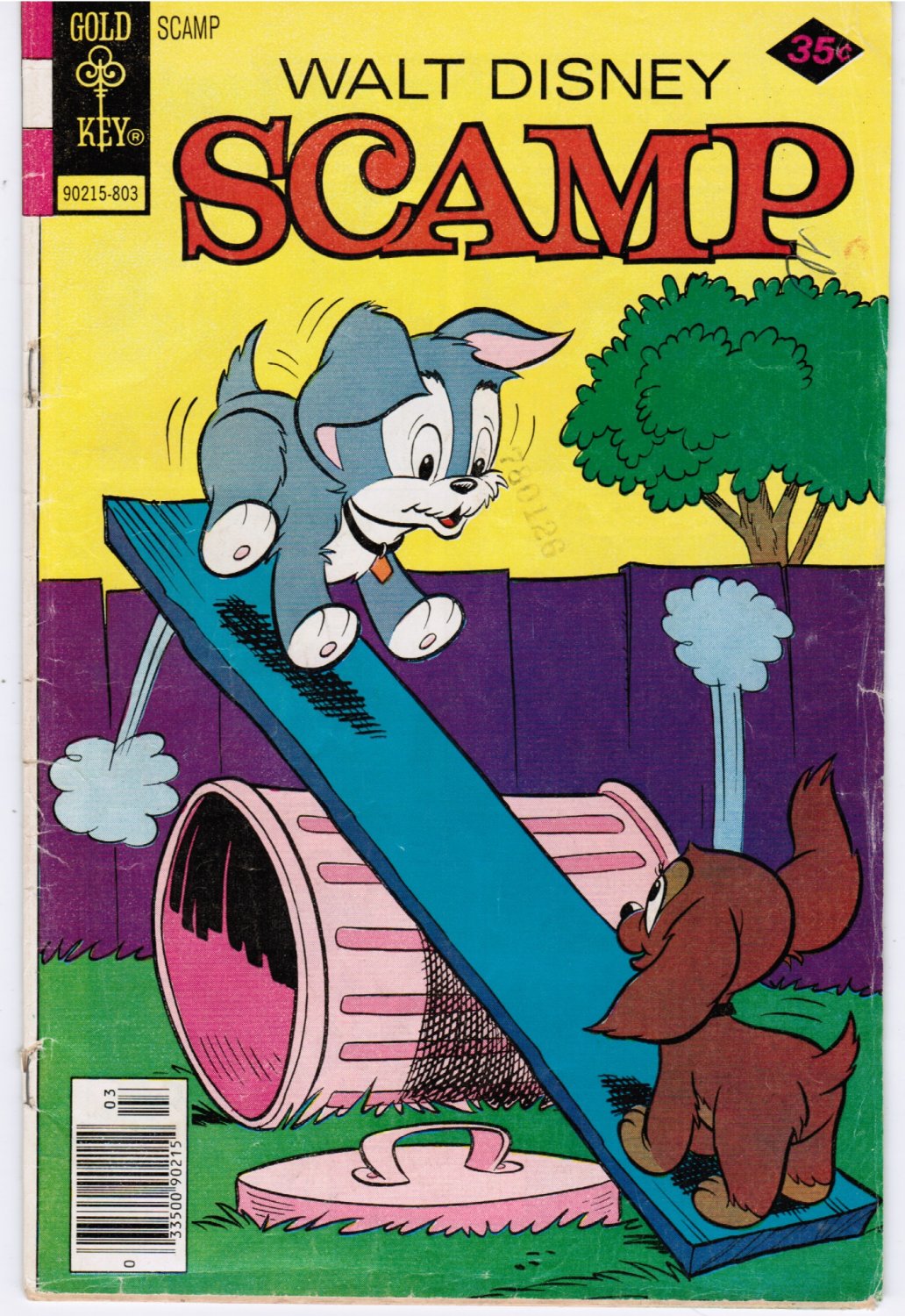 Scamp #40 Walt Disney Gold Key 35 Cent Comic Book