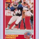 1989 Score Thurman Thomas #34 Rookie NMMT+