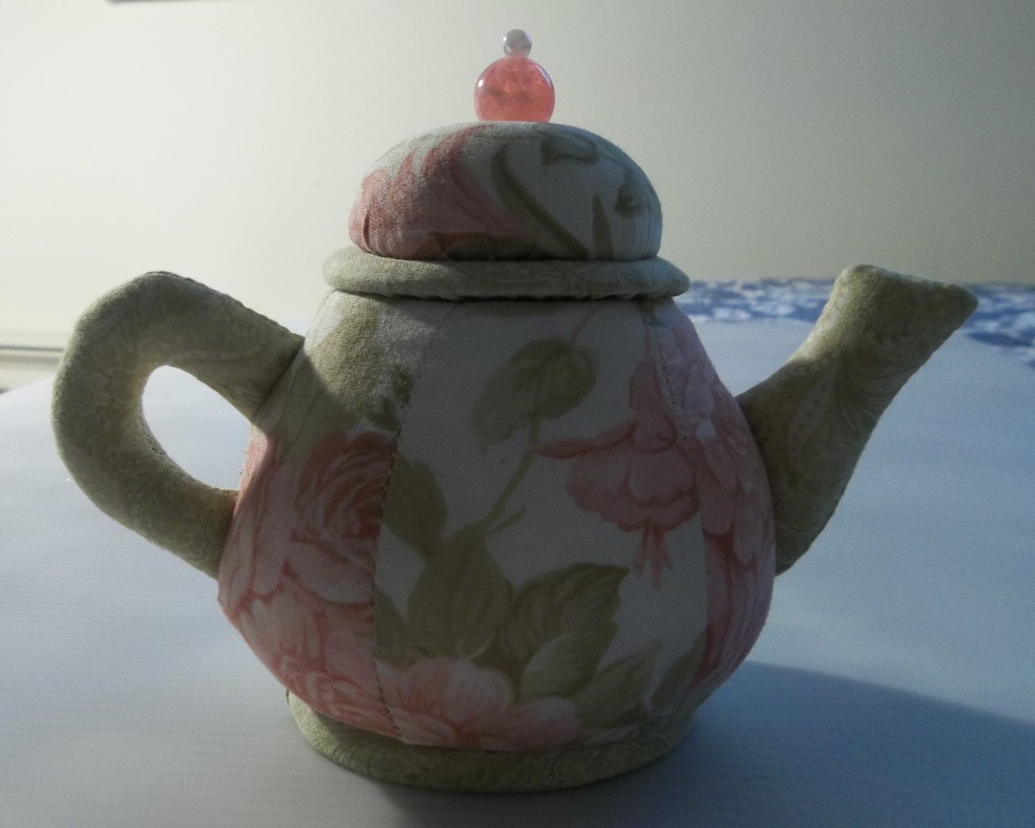 Vintage Plush Teapot Pin Cushion