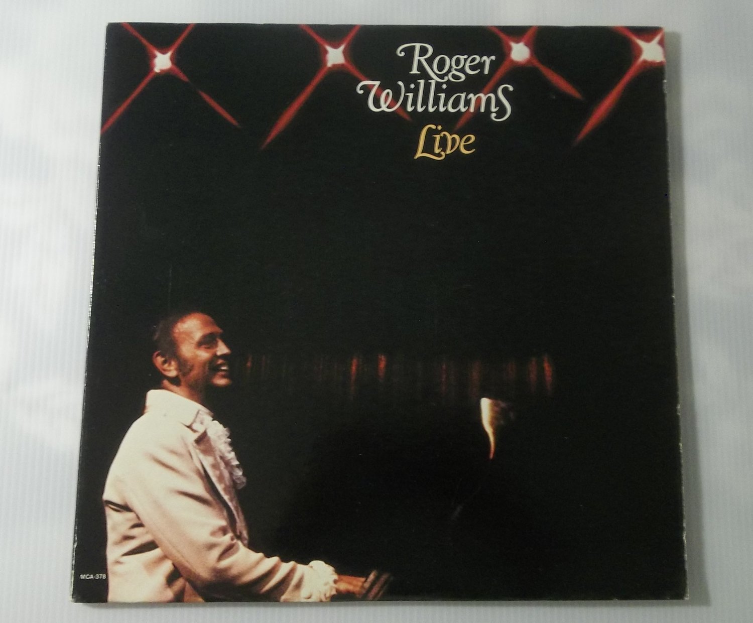 Roger Williams Live Vinyl Full Length LP Record MCA Easy Listening New Age