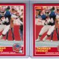 Lot of 2 1989 Score Thurman Thomas #211 Rookie NMMT+