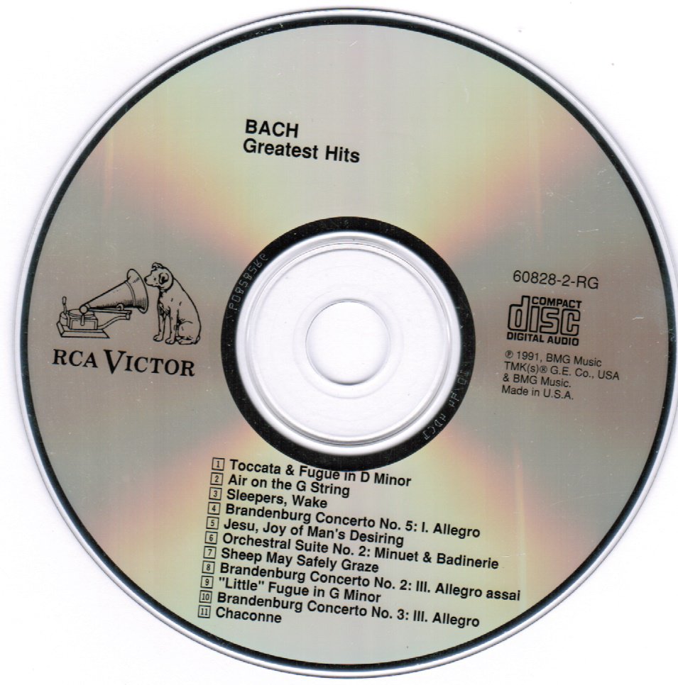 Bach Greatest Hits CD