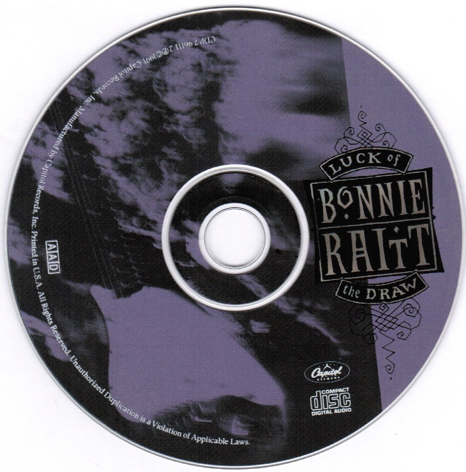 Bonnie Rait Luck Of The Draw CD