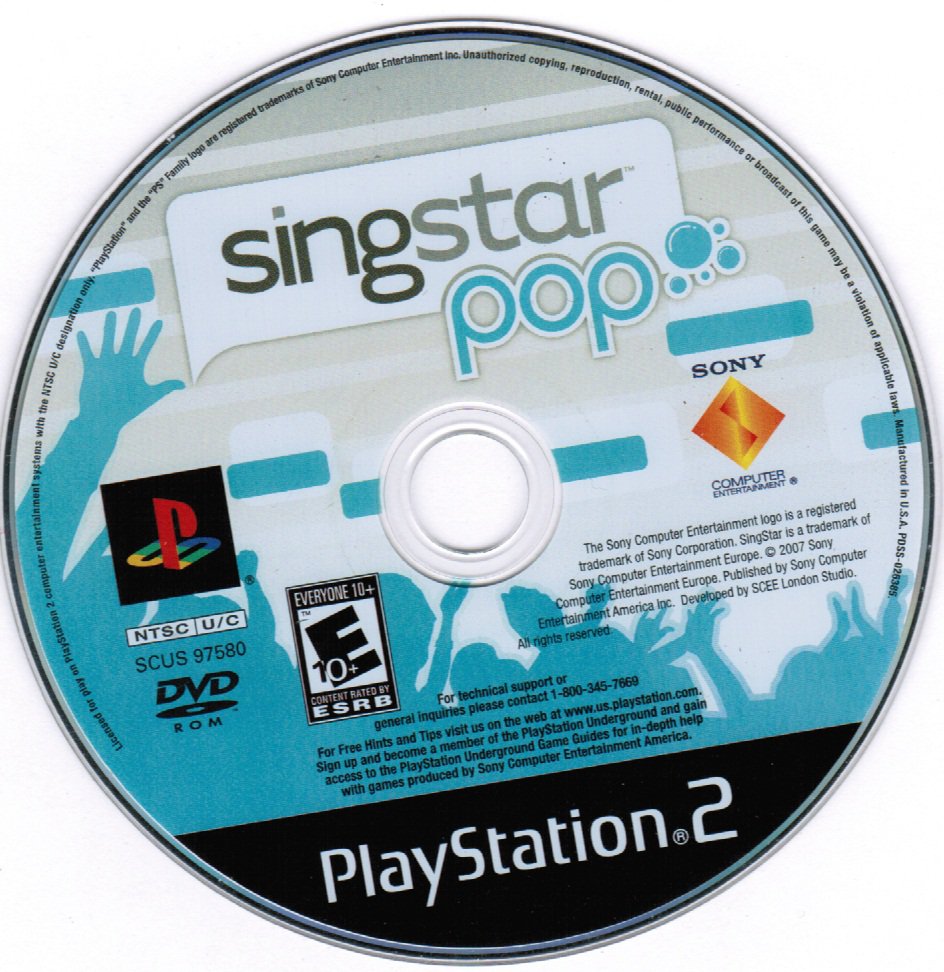 Singstar Pop PS2 Playstation 2