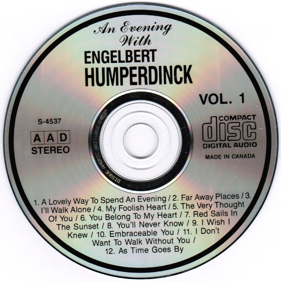 An Evening with Englebert Humperdinck by Royal Philharmonic Orchestra CD