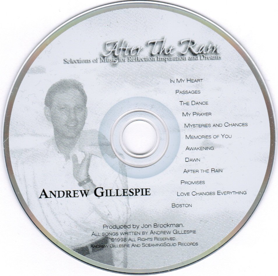 Andrew Gillespie After The Rain CD