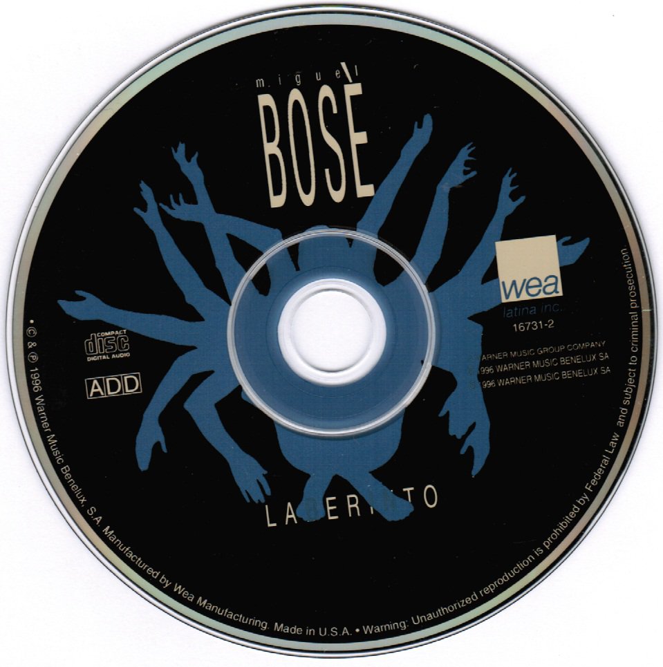 Miguel Bose Laberinto CD