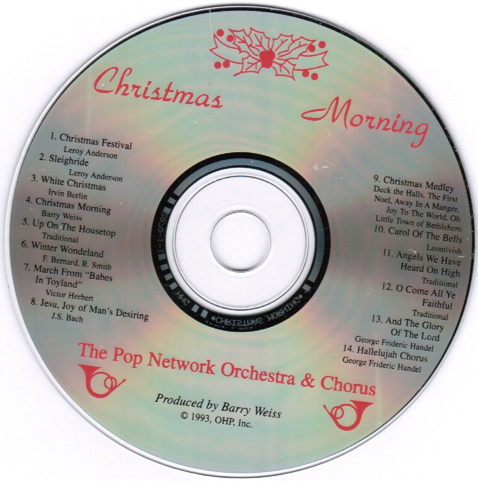 The Pop Network Orchestra & Chorus Christmas Morning CD