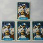 Lot of 4 1982 Fleer Jorge Bell #609 Rookie EX