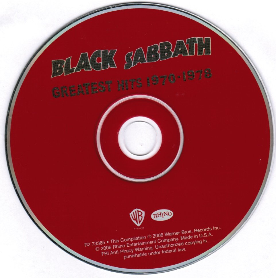 Black Sabbath Greatest Hits 19701978 CD