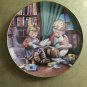 MJ Hummel Budding Scholars Little Companions 23K Gold Trim 8" Collector's Plate S6108 Danbury Mint