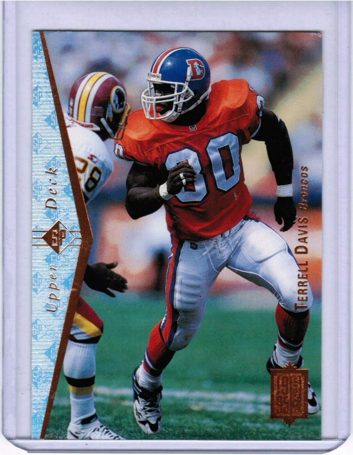 1995 SP Authentic Terrell Davis #130 Rookie EX+