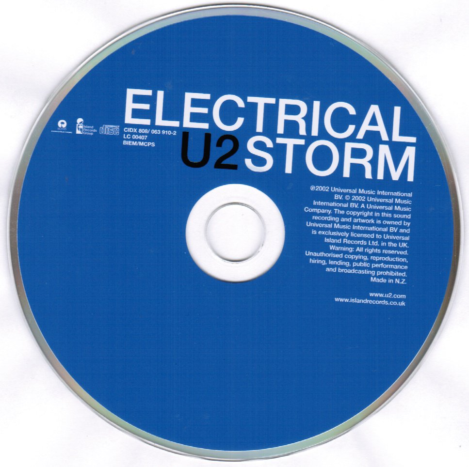 U2 Electrical Storm CD