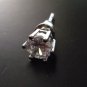 Men's Designer Single Stud 6.5mm Crystal Earring