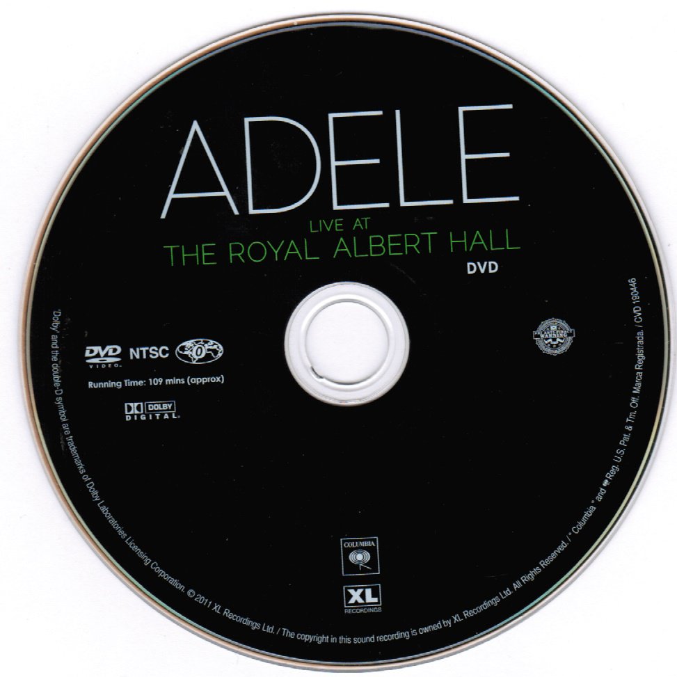 Adele Live at The Royal Albert Hall DVD
