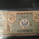 25 Cent Military Payment Certificate