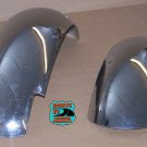 Vintage mini bike chrome fender set front & rear w/ LH chain notch