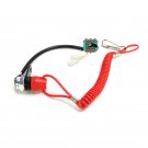 Universal dash mount racing snowmobile safety tether switch for cdi ignition
