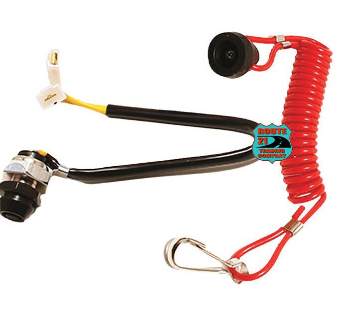 Universal dash mount racing snowmobile safety tether switch for cdi