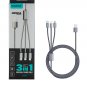 Apple charging line android charging line Type - C gray