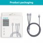 Apple charging line android charging line Type - C gray