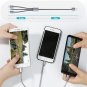 Apple charging line android charging line Type - C blue